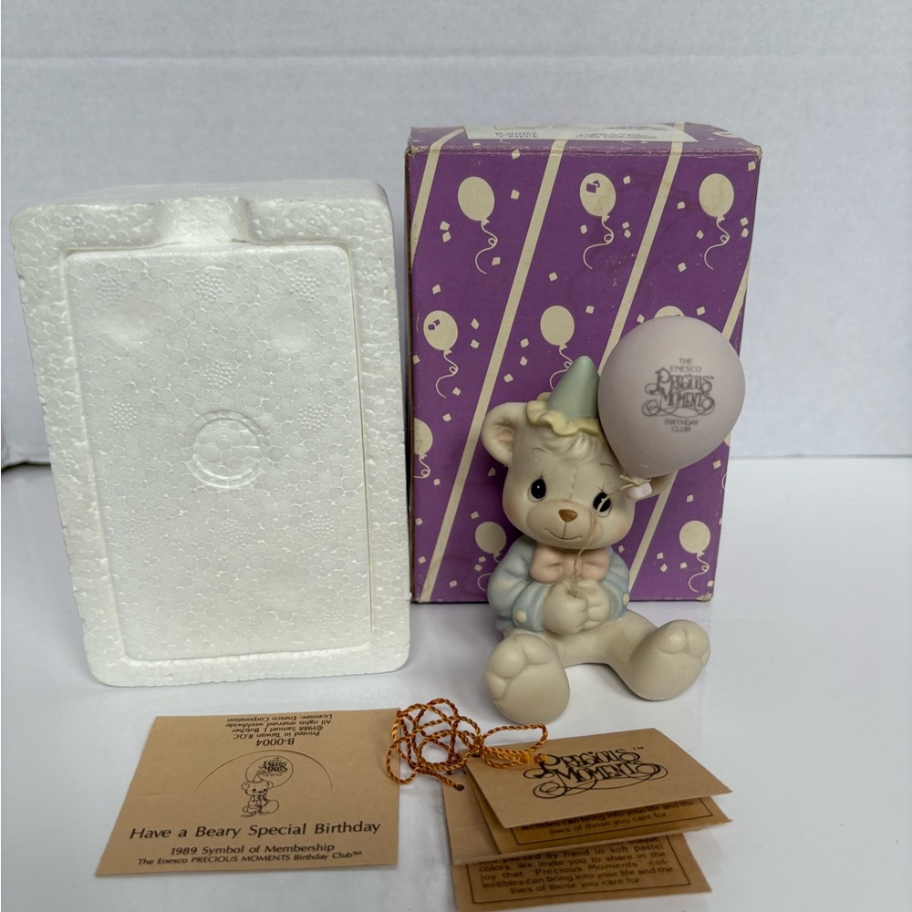 Precious Moments “Have a Beary Special Birthday” (1989 Membership Edition)